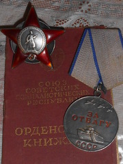 орден Красной звезды и медаль за отвагу